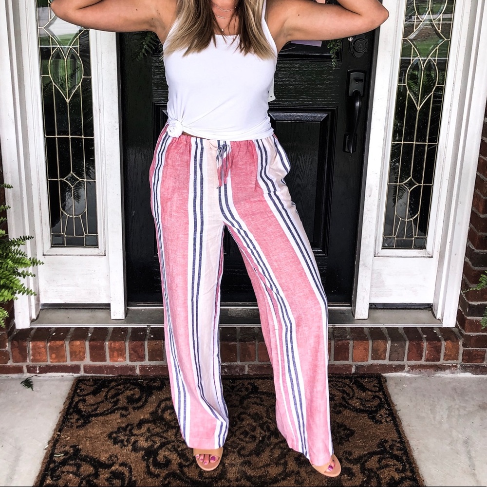 Summer striped pants